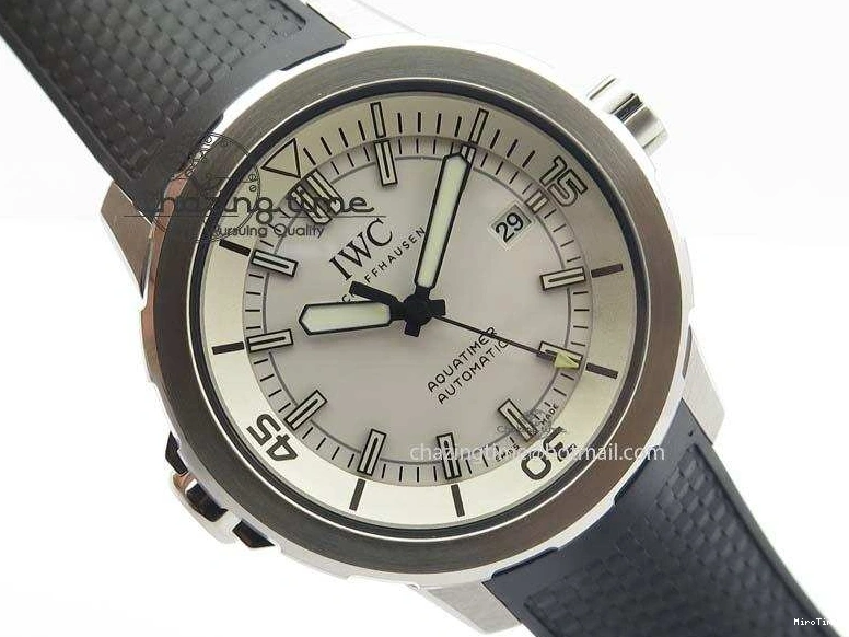 MIROTIME 0501 TechFriendly Aquatimer Automatic SS IW329003 V6F 1:1 Best Edition On Black Rubber Strap MIYOTA 7271